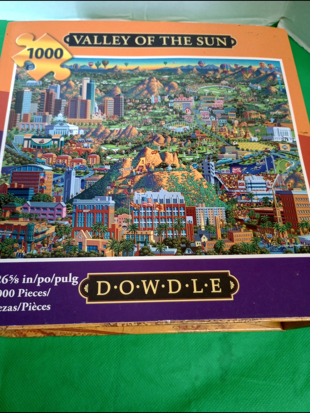 Dowdle Valley of the Sun 1000-Piece Puzzle - Multicolor Cityscape